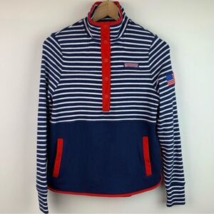 Vineyard Vines Americana Snap Placket Shep Pullover - XS